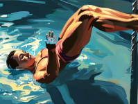 游泳锻炼，水中的健身艺术，健身，探索游泳锻炼的益处与艺术