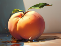 每天一个桃子，健康生活的艺术，每日一桃，健康